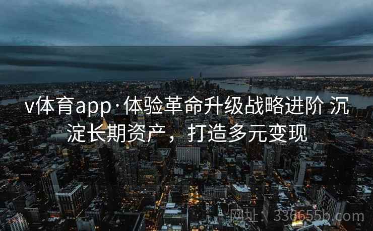 v体育app·体验革命升级战略进阶 沉淀长期资产，打造多元变现