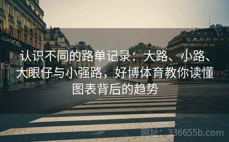 认识不同的路单记录：大路、小路、大眼仔与小强路，好博体育教你读懂图表背后的趋势